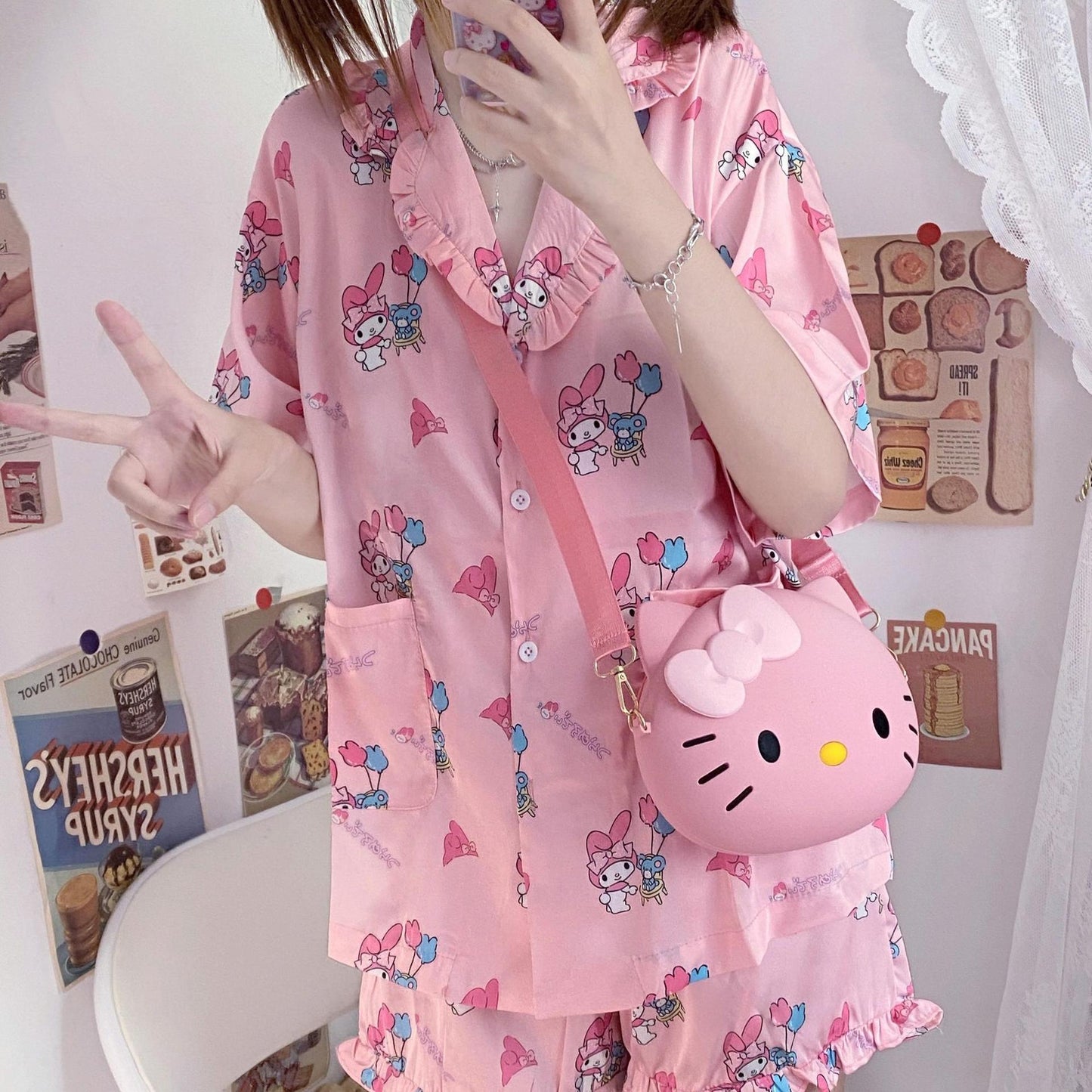 Sanriocore Pajamas Set