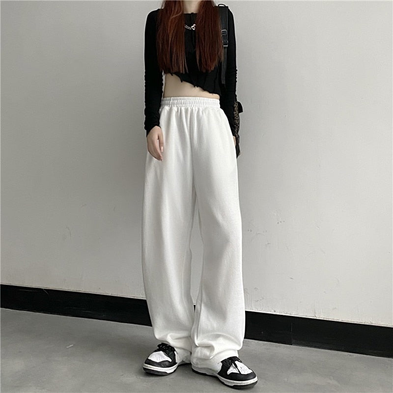 Dark Grunge Wide Leg Sweatpants