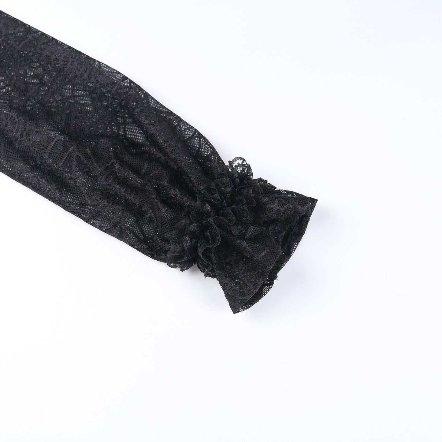 Gothic Elegant Lace Velvet Blouse
