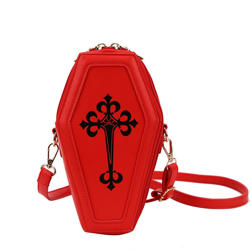 Dark Goth Coffin Shape Purse