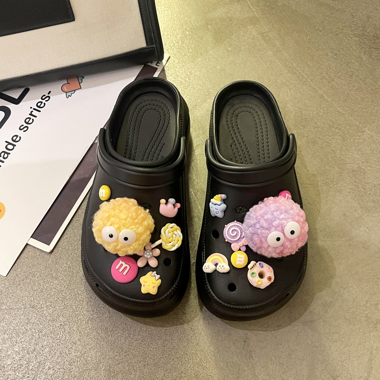 Kawaii Lounge Slippers Cute Charms
