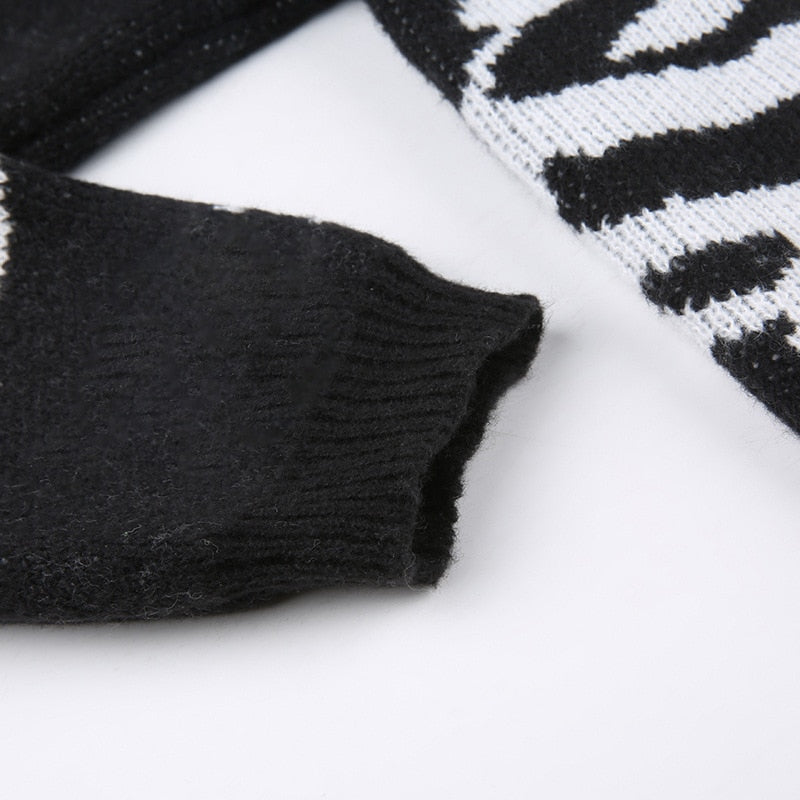 Gothic Aesthetic Skeleton Sweater