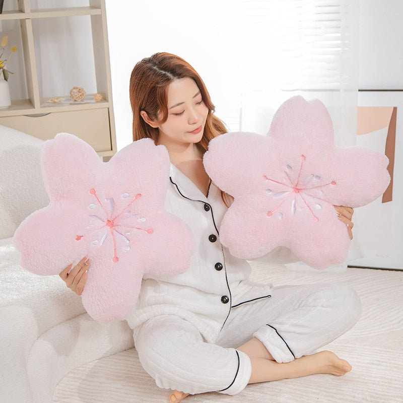 Sakura Pink Cherry Blossom Pillow