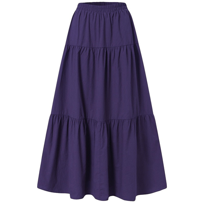 Fairycore Grunge Vintage Long Skirt