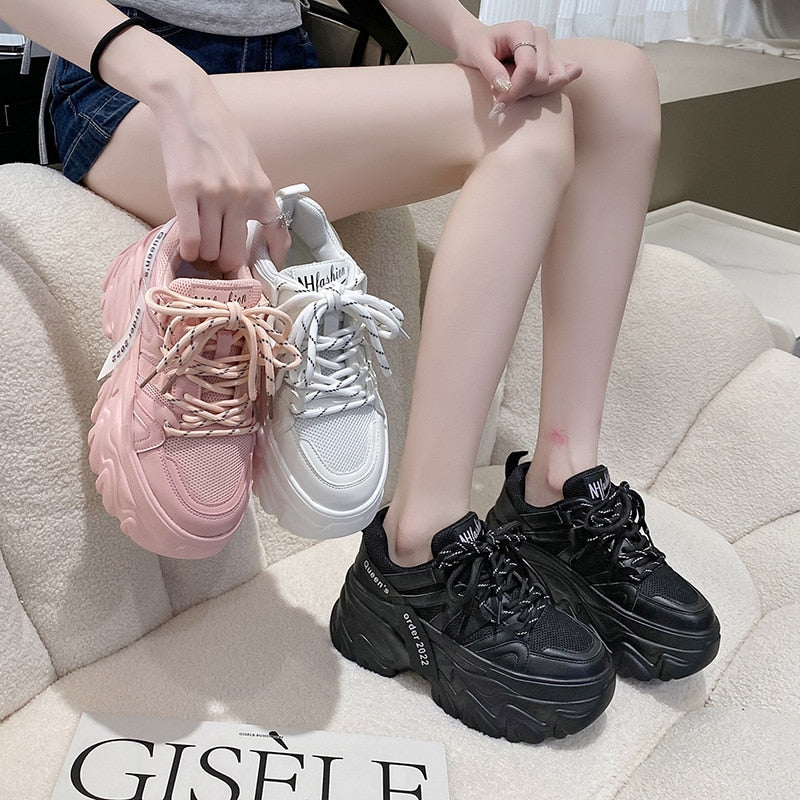 Harajuku Chunky Platform Sneakers