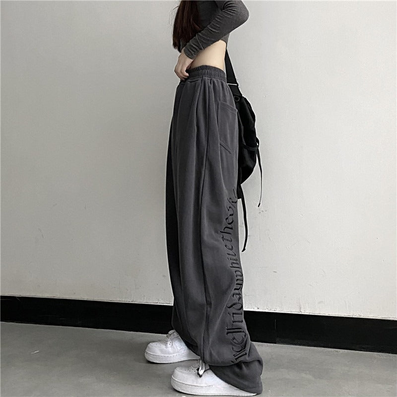 Dark Grunge Wide Leg Sweatpants