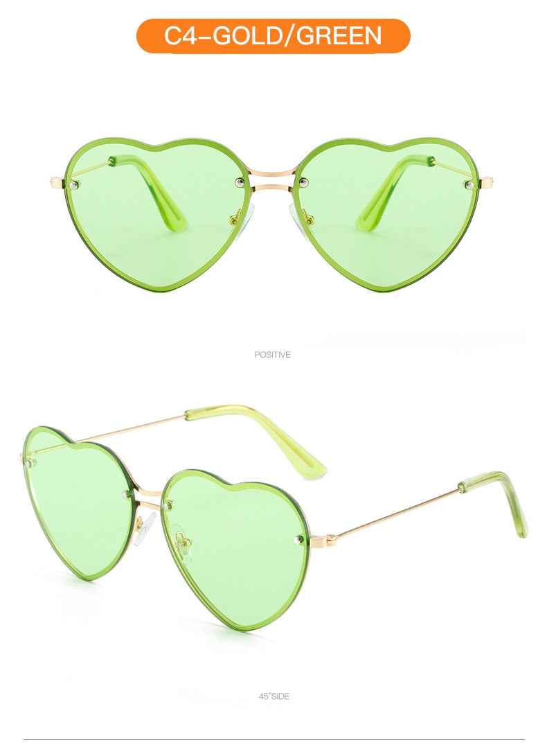 Classic Heart Shaped Sunglasses