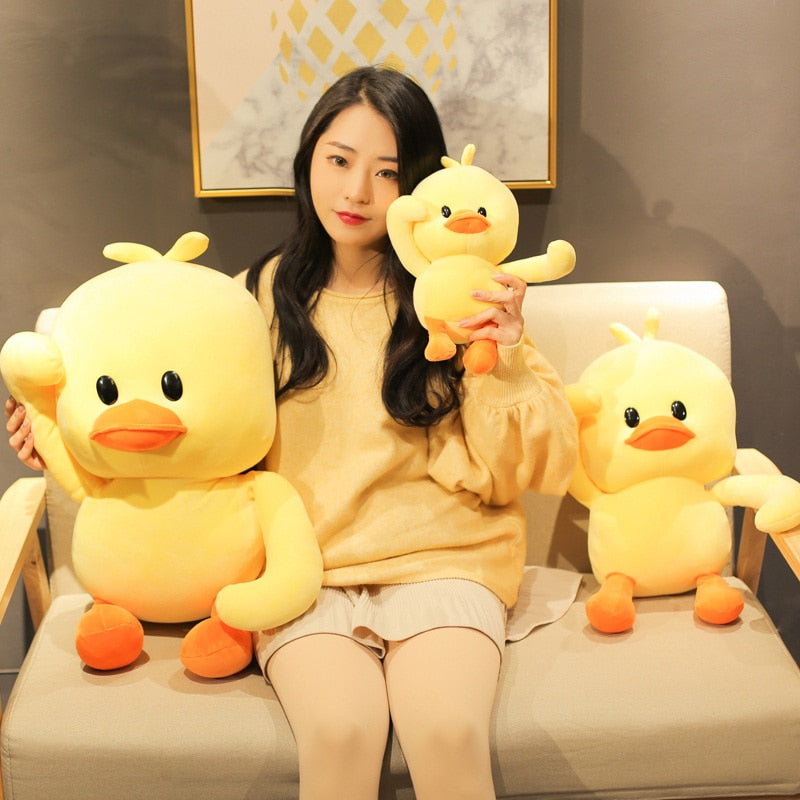 Kawaii Meme Duck Plush Cushion