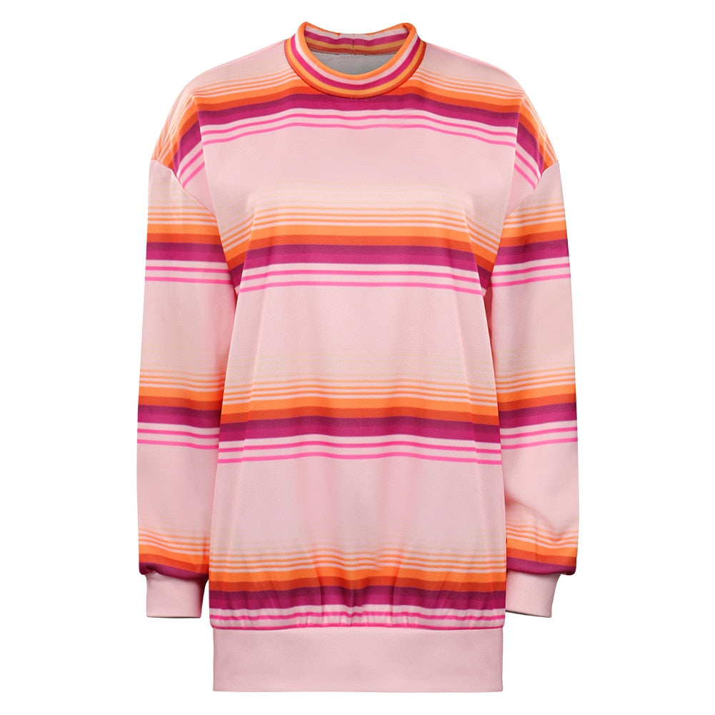 Enid Sinclair Wednesday Striped Sweatshirt