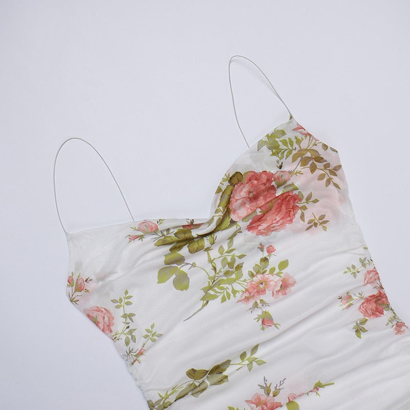 Soft Girl Aesthetic Floral Mini Sundress