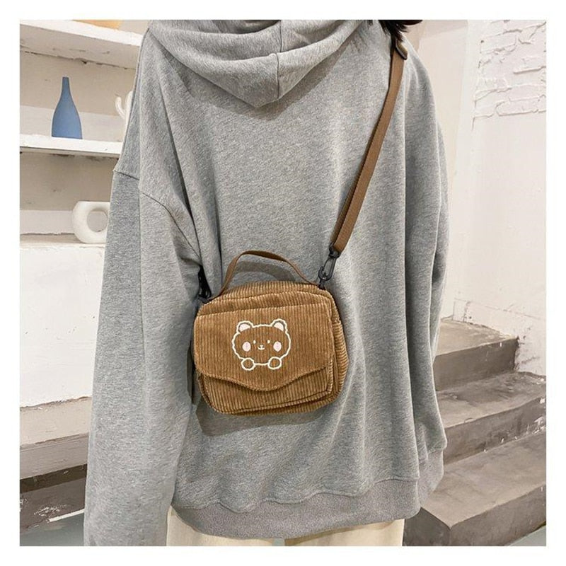 Soft Brown Mocha Kawaii Satchel bag