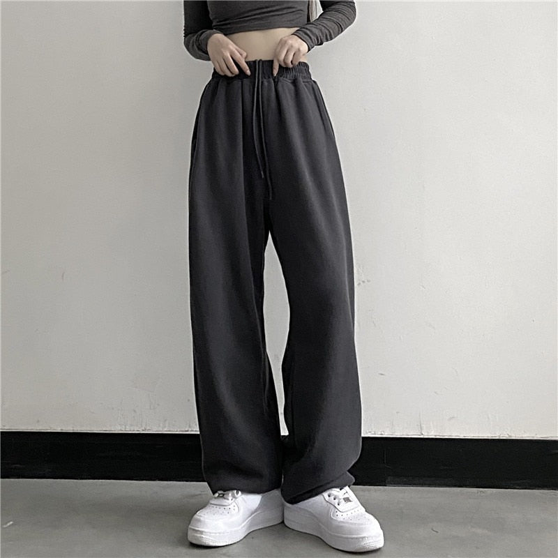 Dark Grunge Wide Leg Sweatpants