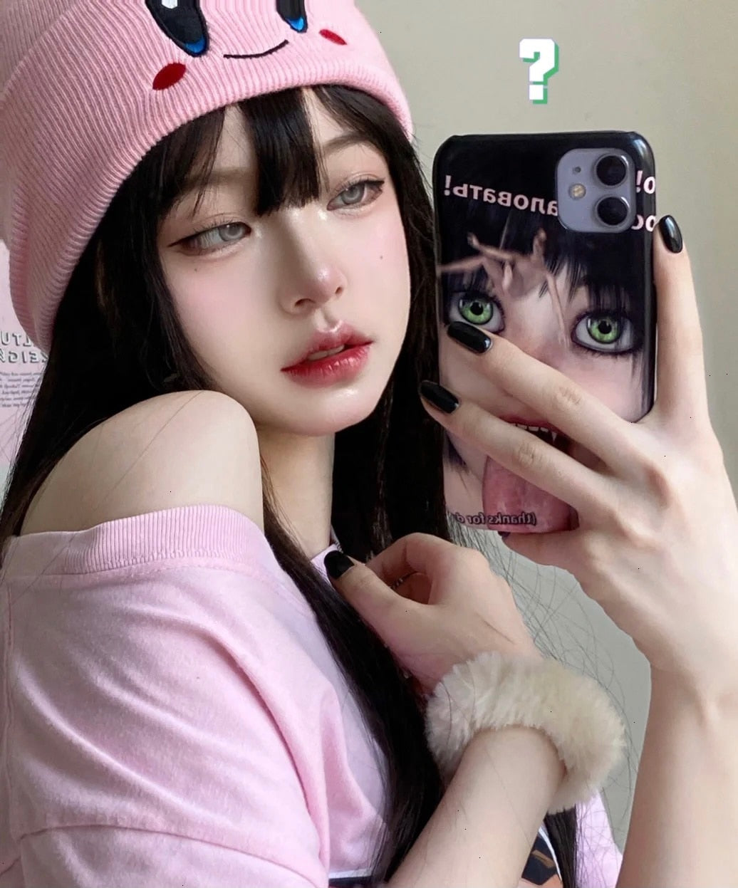 Kirby Kawaii Plush Beanie Hat
