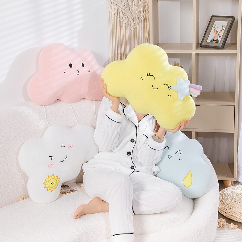 Cute Kawaii Cloud Plush Pillow
