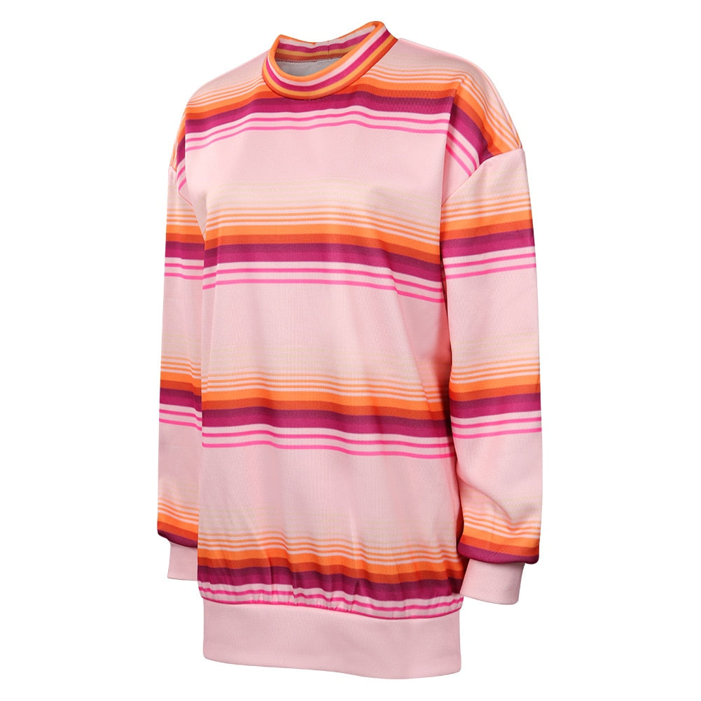 Enid Sinclair Wednesday Striped Sweatshirt