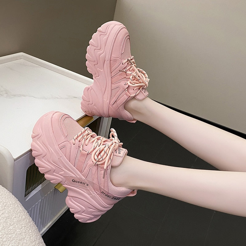 Harajuku Chunky Platform Sneakers