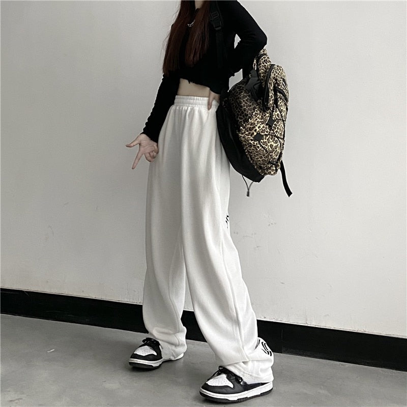 Dark Grunge Wide Leg Sweatpants