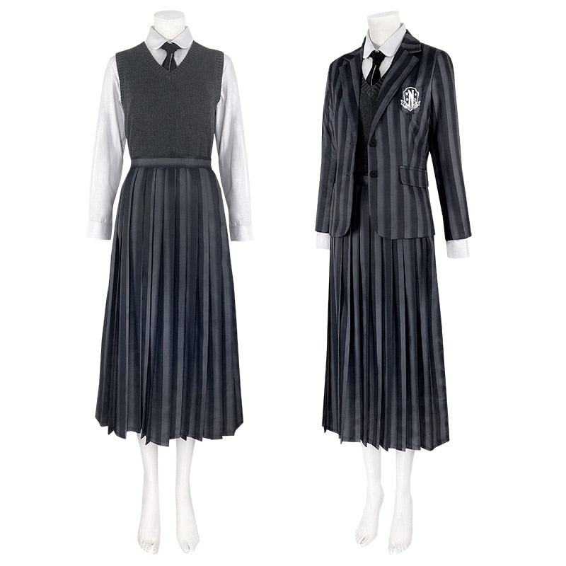 Wednesday Addams Nevermore Academy School Uniform