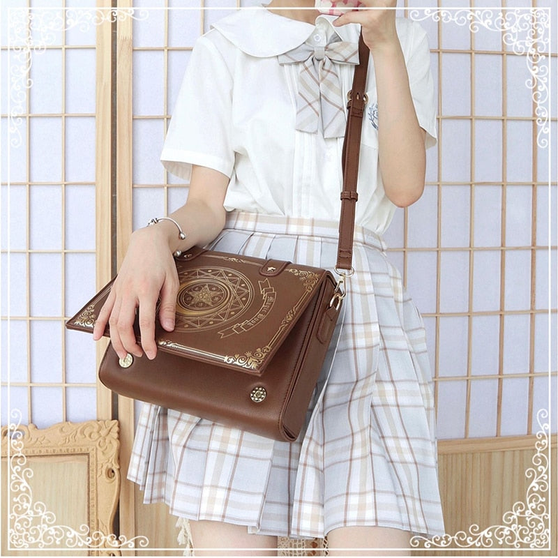 Magic Witchcraft Book Shoulder Bag Gothic