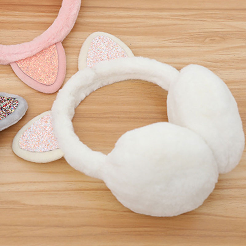Kawaii Lovely Fur Cat Ears Earmuffs