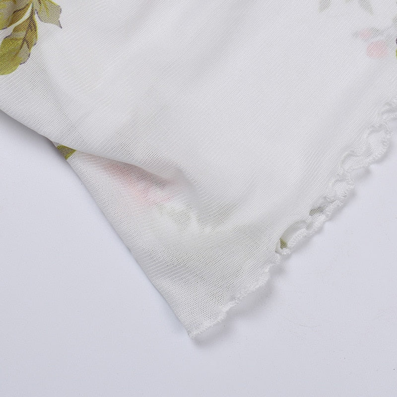 Soft Girl Aesthetic Floral Mini Sundress