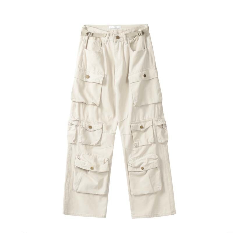 Y2K Baggy Blue Washed Cargo Pants
