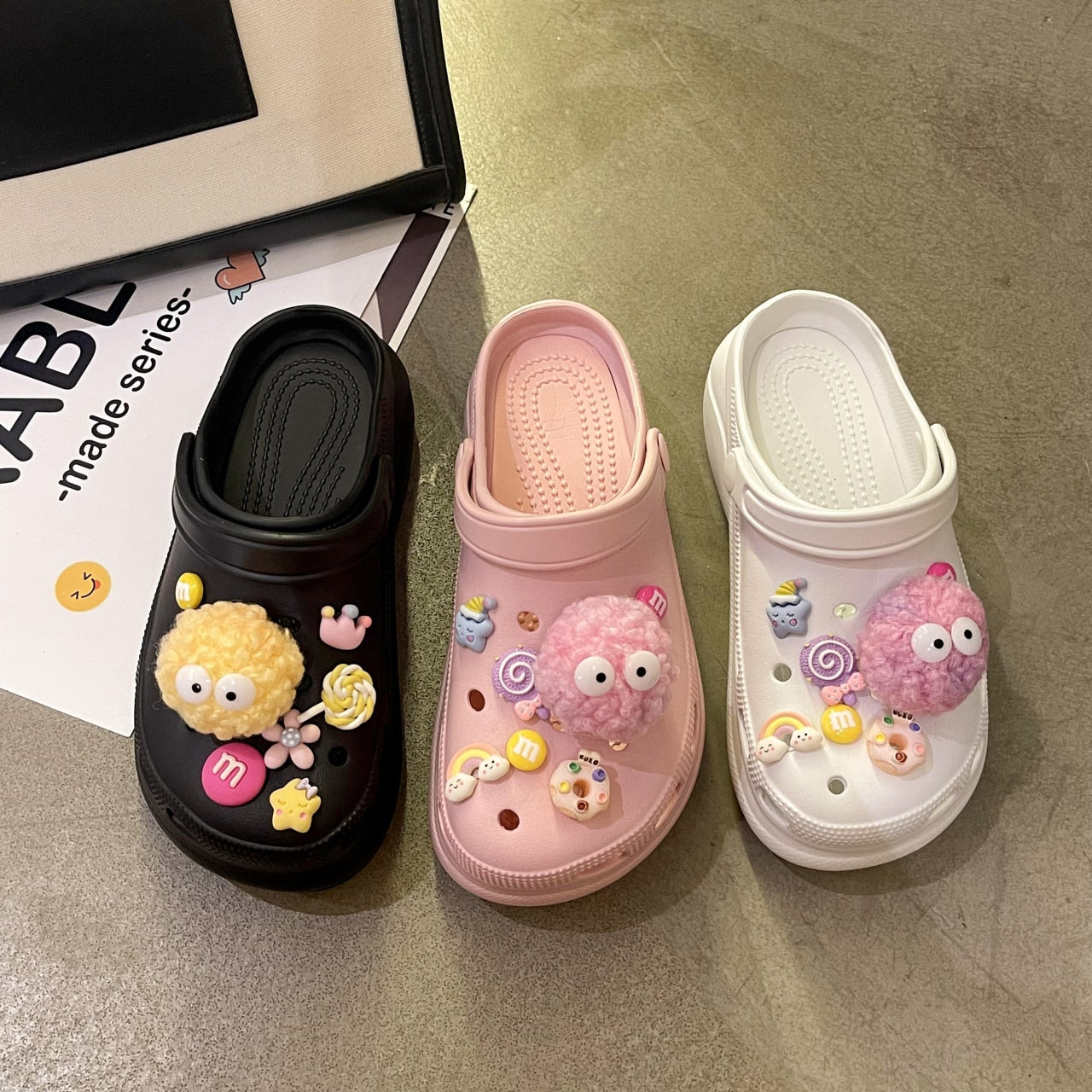 Kawaii Lounge Slippers Cute Charms