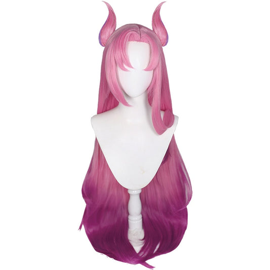 Star Guardian Kaisa Cosplay Pink Hair Wig 100cm