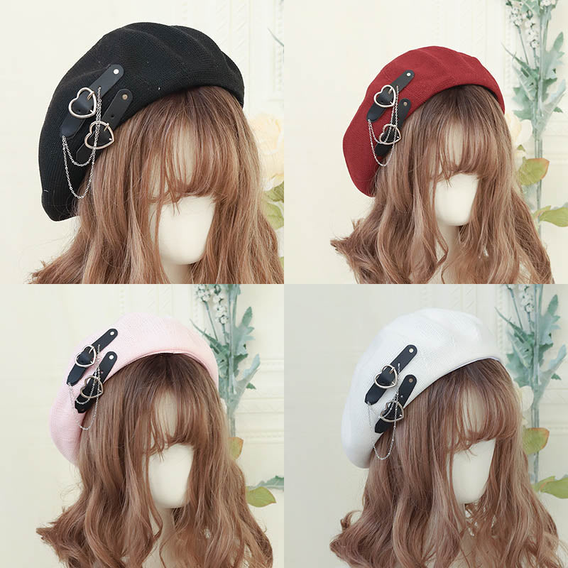 Beret Lolita Sweet Girl Heart Hat