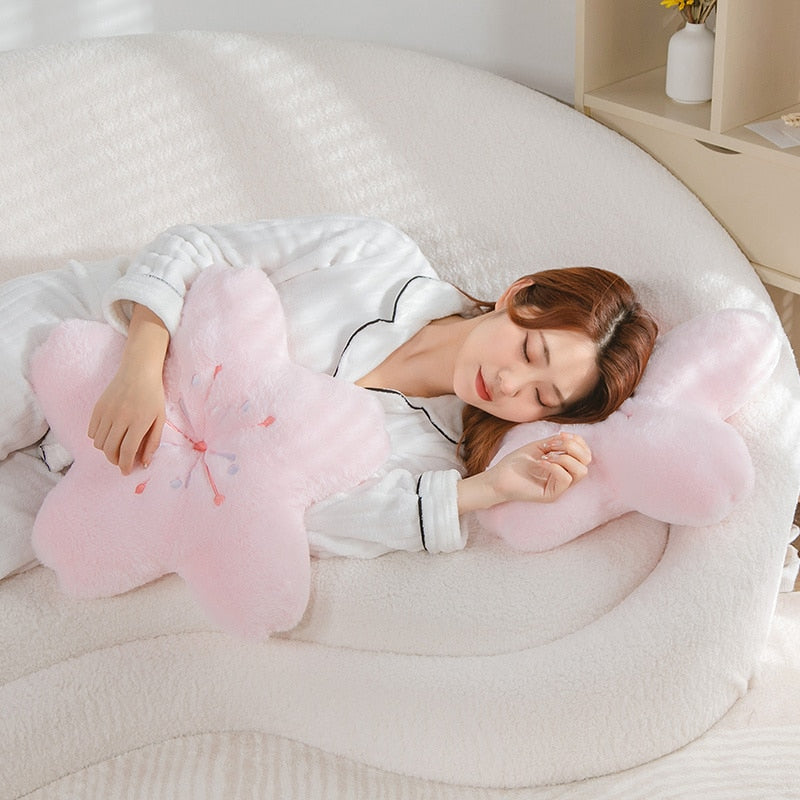 Sakura Pink Cherry Blossom Pillow