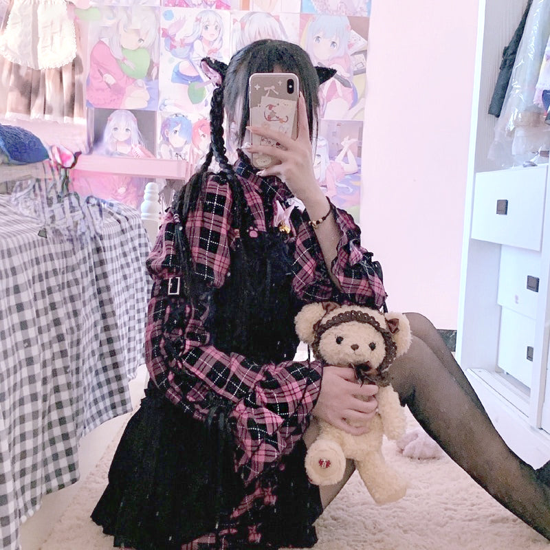 Gothic Lolita Punk Mini Dress