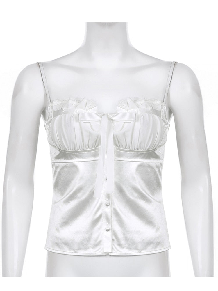 Coquette Satin Milkmaid Bustier