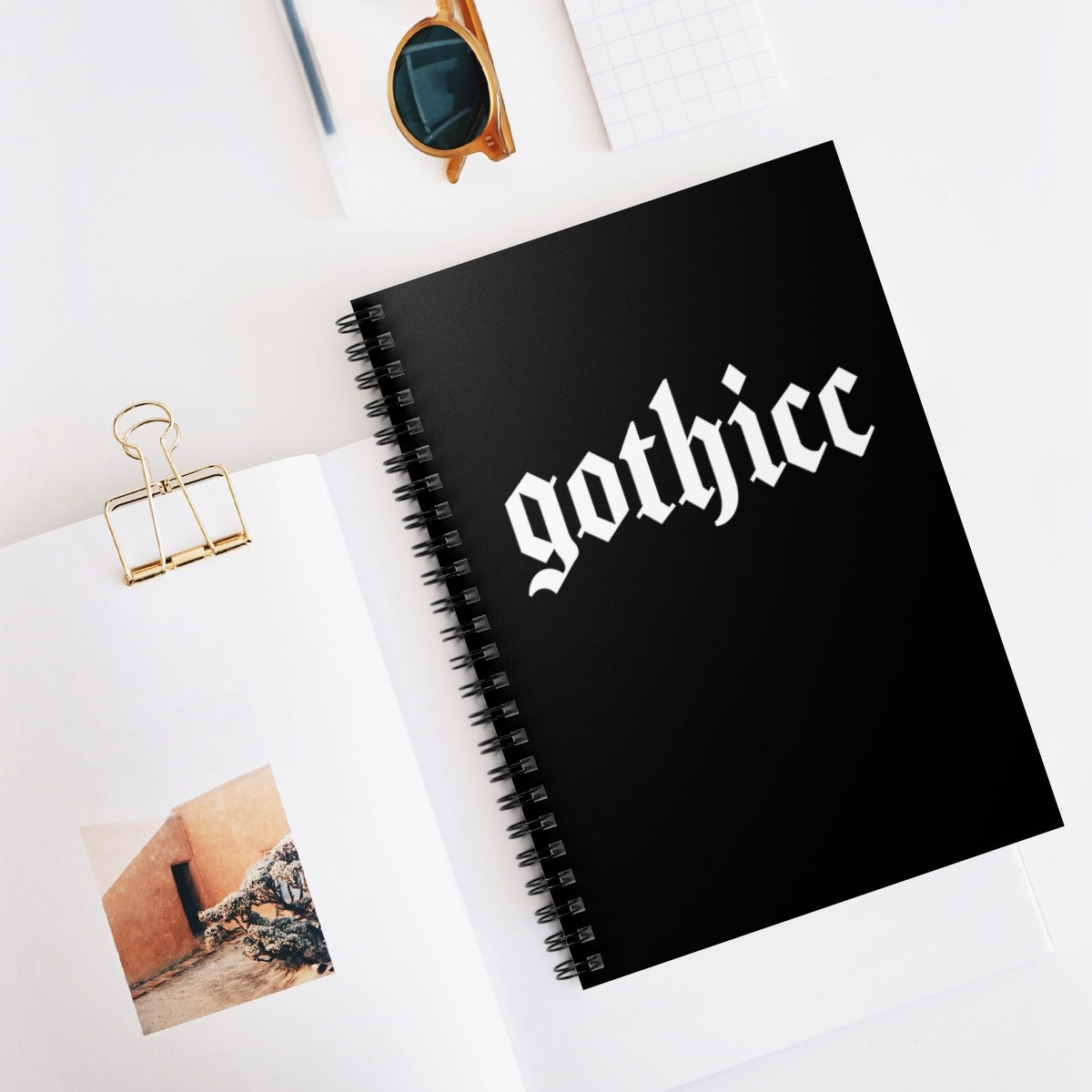 Gothicc Spiral Notebook