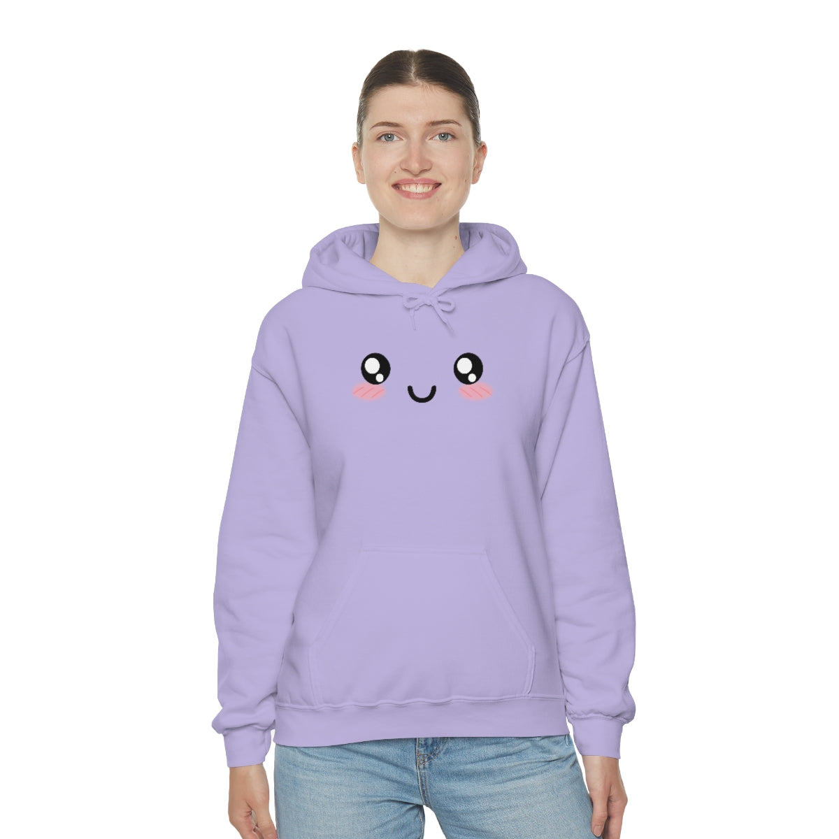 Kawaii Pastel Cutie Face Sweatshirt Hoodie