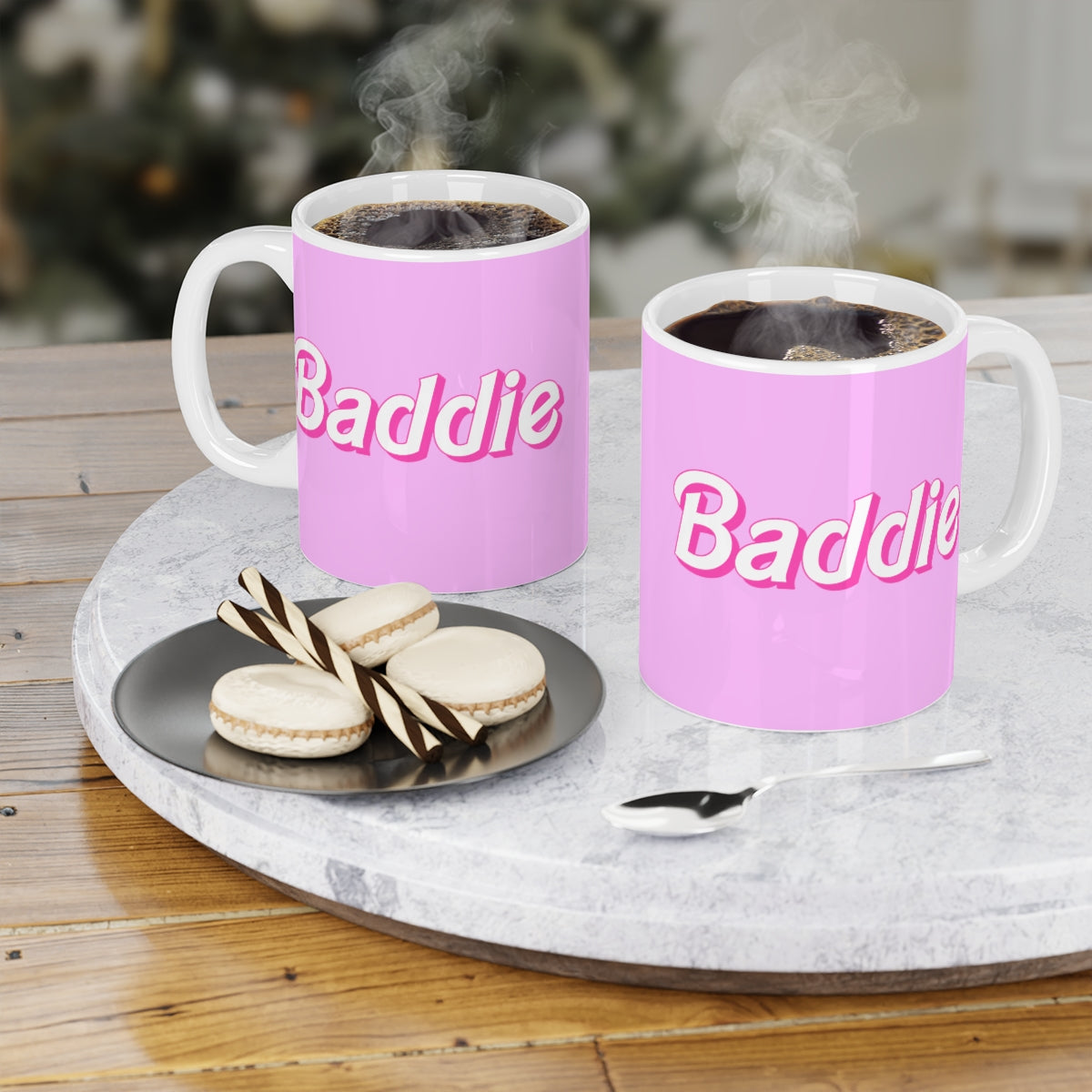 Barbie Baddie Y2K Aesthetic Pink Coffee Mug