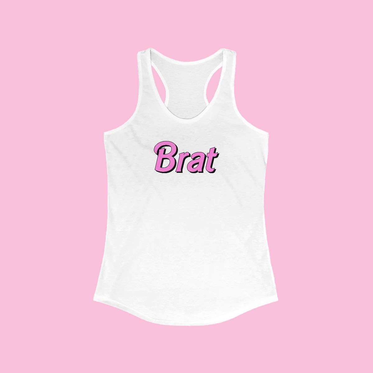 Y2K Barbie Brat Racerback Tank Top