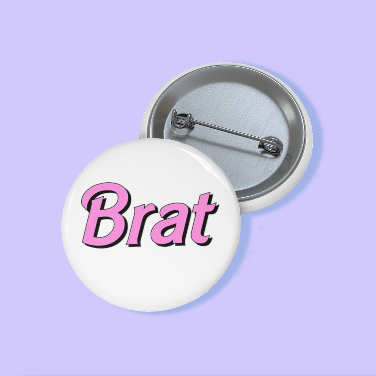 Y2K Barbie Brat Pin Button