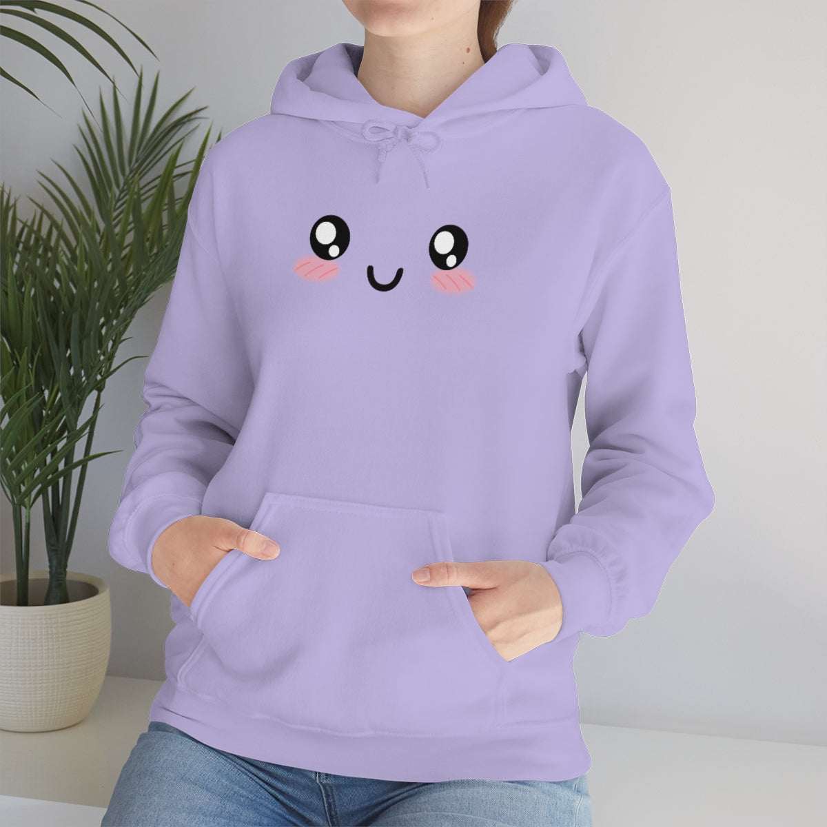 Kawaii Pastel Cutie Face Sweatshirt Hoodie