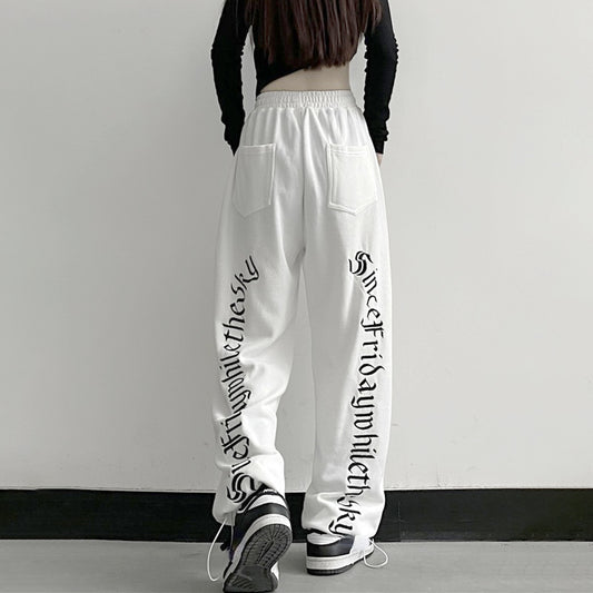 Dark Grunge Wide Leg Sweatpants