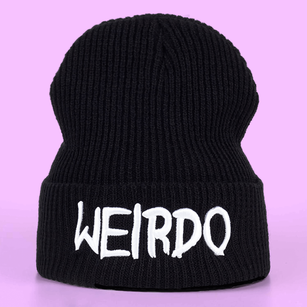 Weirdo Knitted Beanie Hat