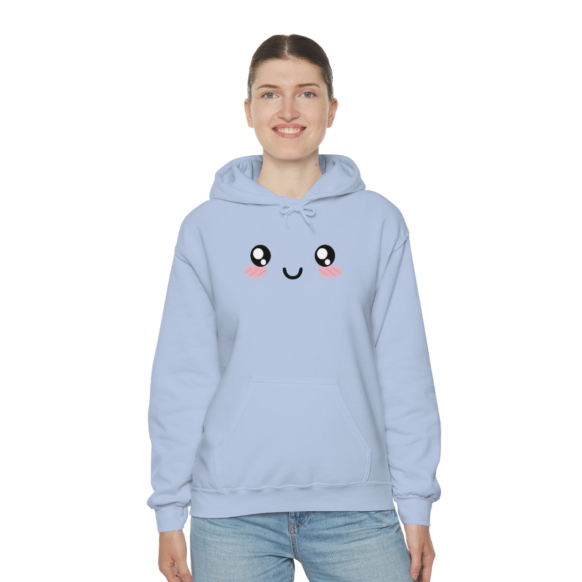 Kawaii Pastel Cutie Face Sweatshirt Hoodie