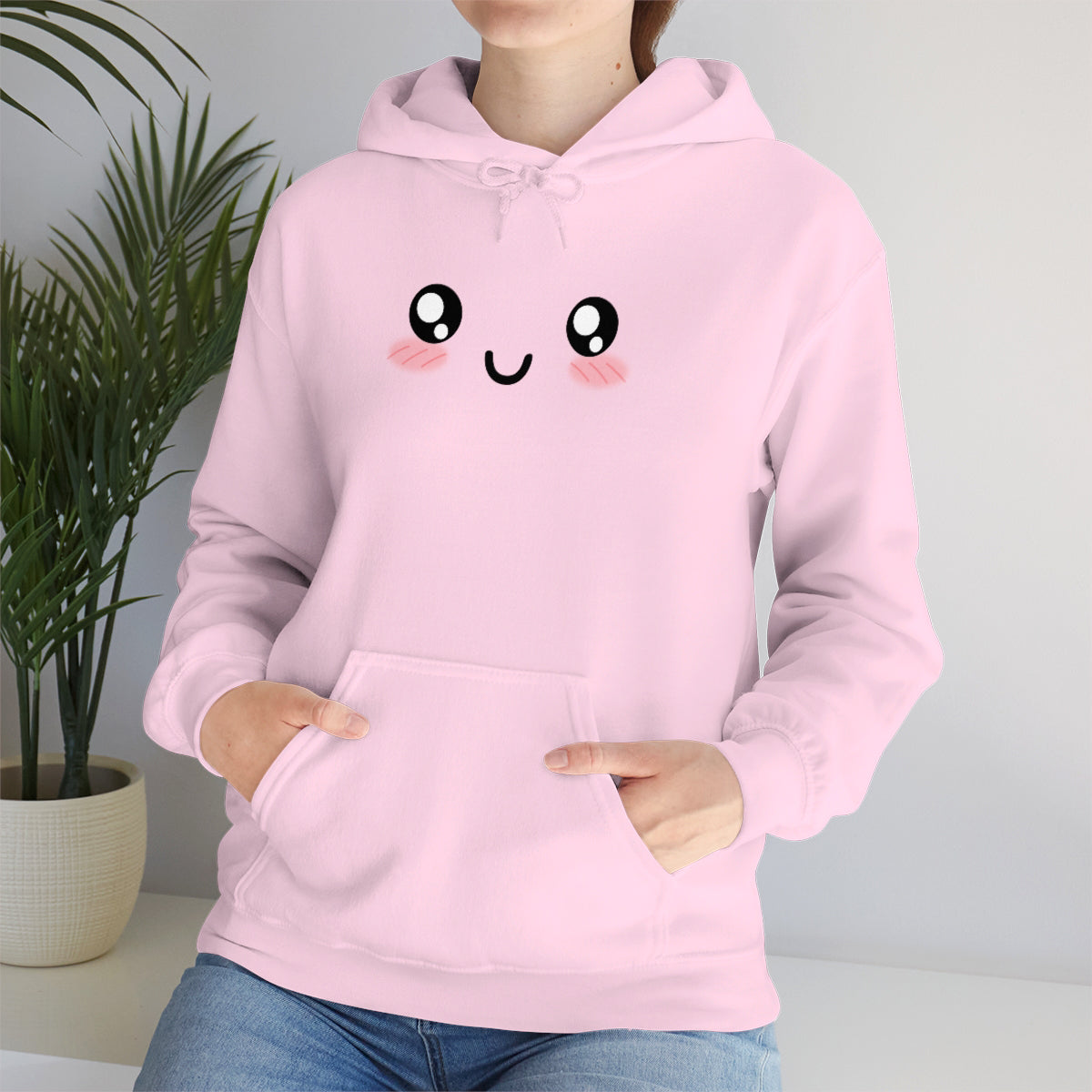 Kawaii Pastel Cutie Face Sweatshirt Hoodie