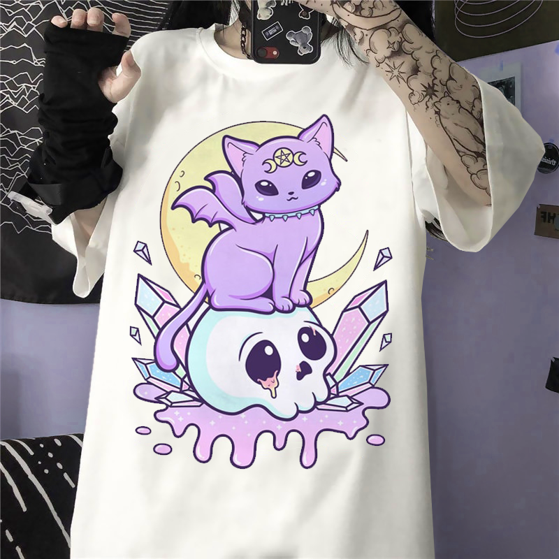 Purple hot sale cat shirt