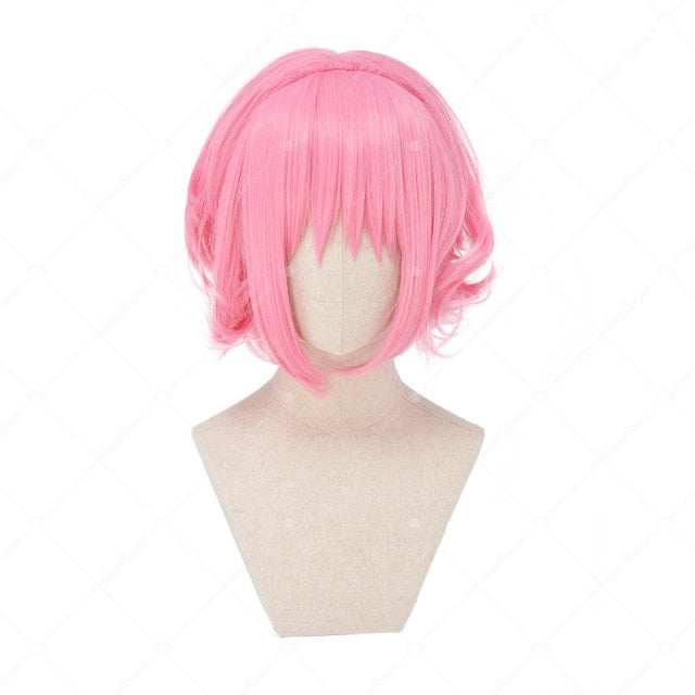 Anime Girl Pink Cosplay Wig Aesthetic Kawaii Gamer Girl Outfit