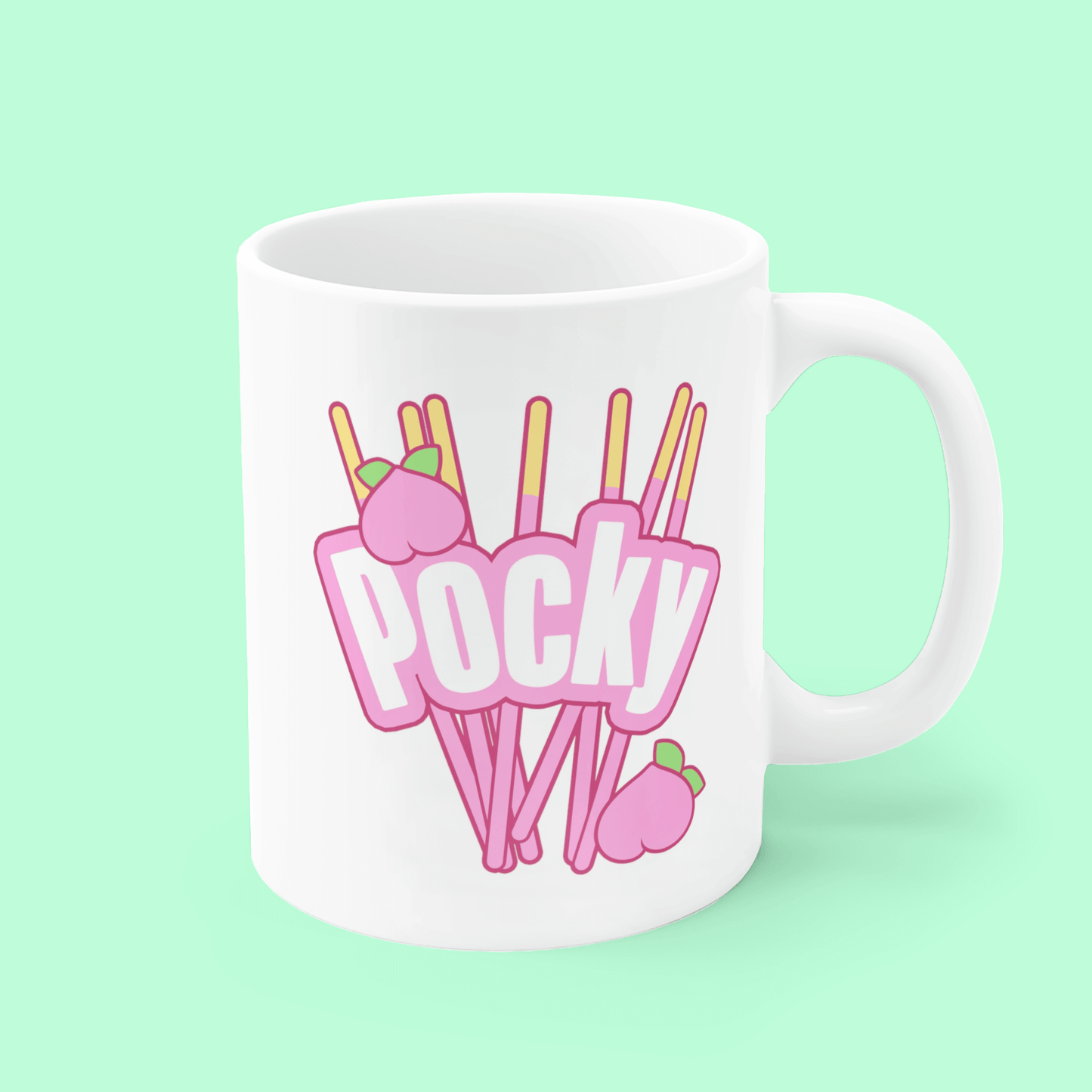 Kawaii Pocky Pink Coffee Mug
