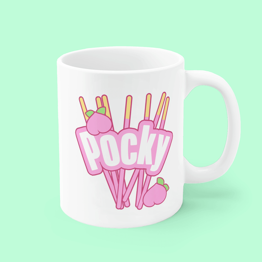 Kawaii Pocky Pink Coffee Mug