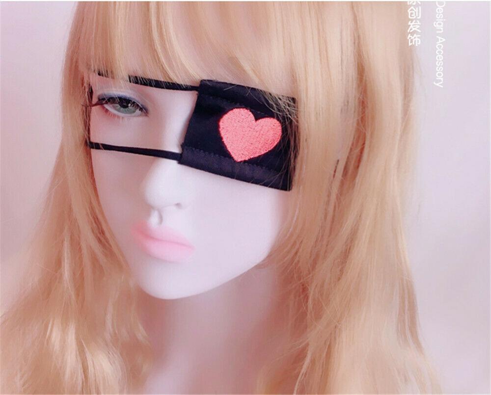 Heart Embroidery Eyepatch