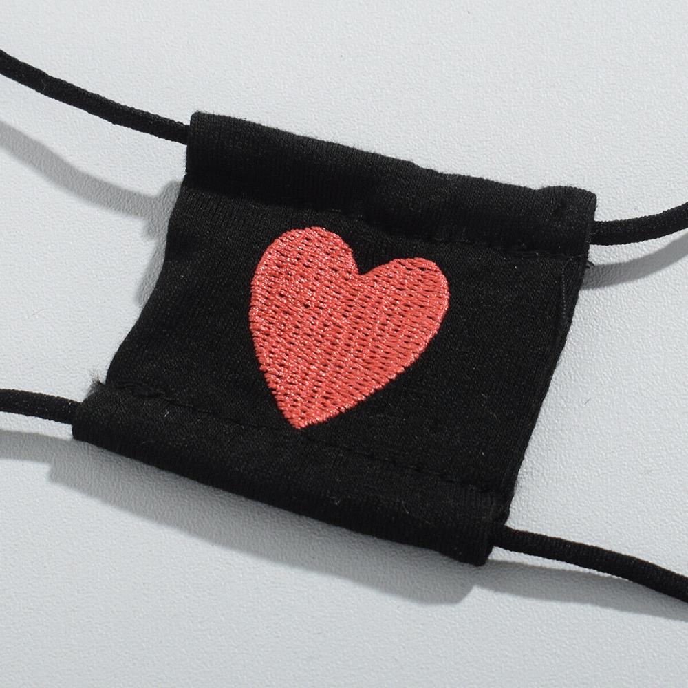 Heart Embroidery Eyepatch