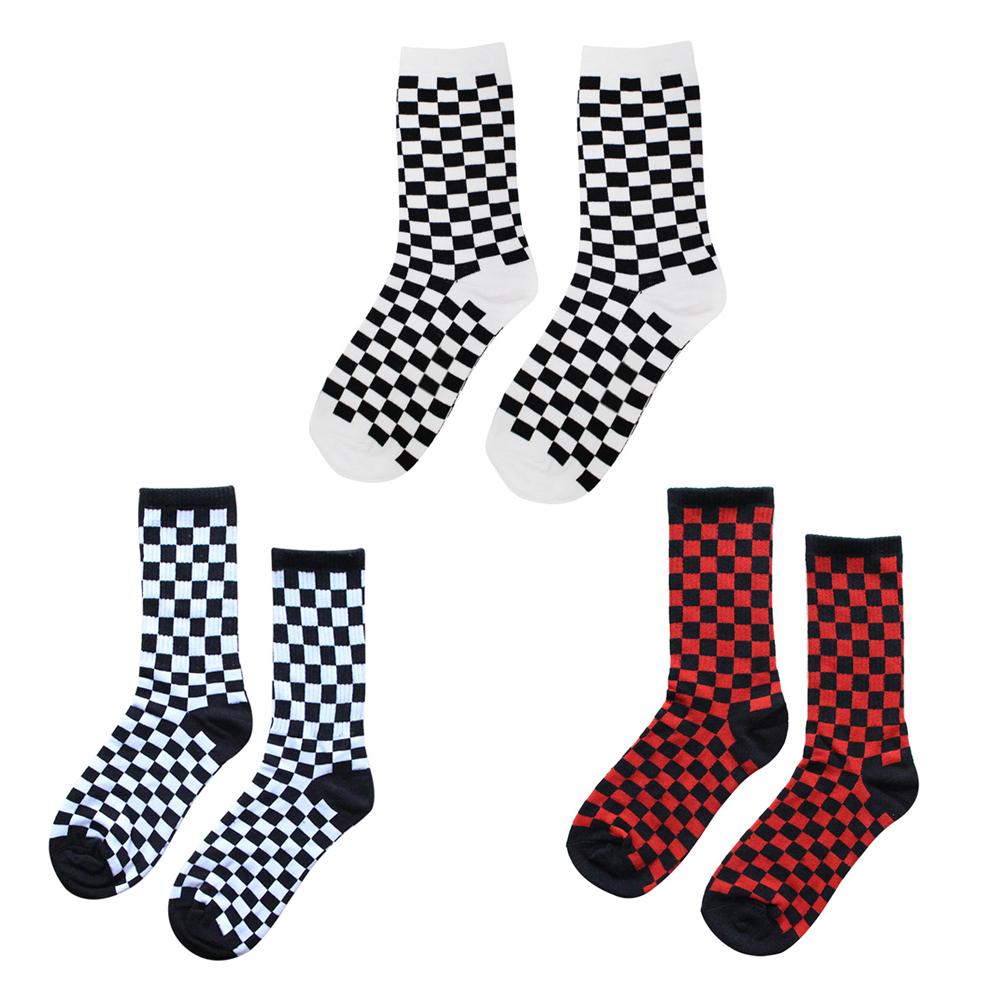 Punk Rock Checker Socks