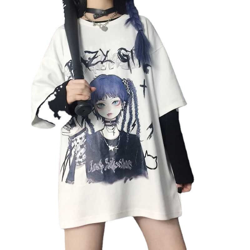 E-Girl Anime Tee Harajuku Style